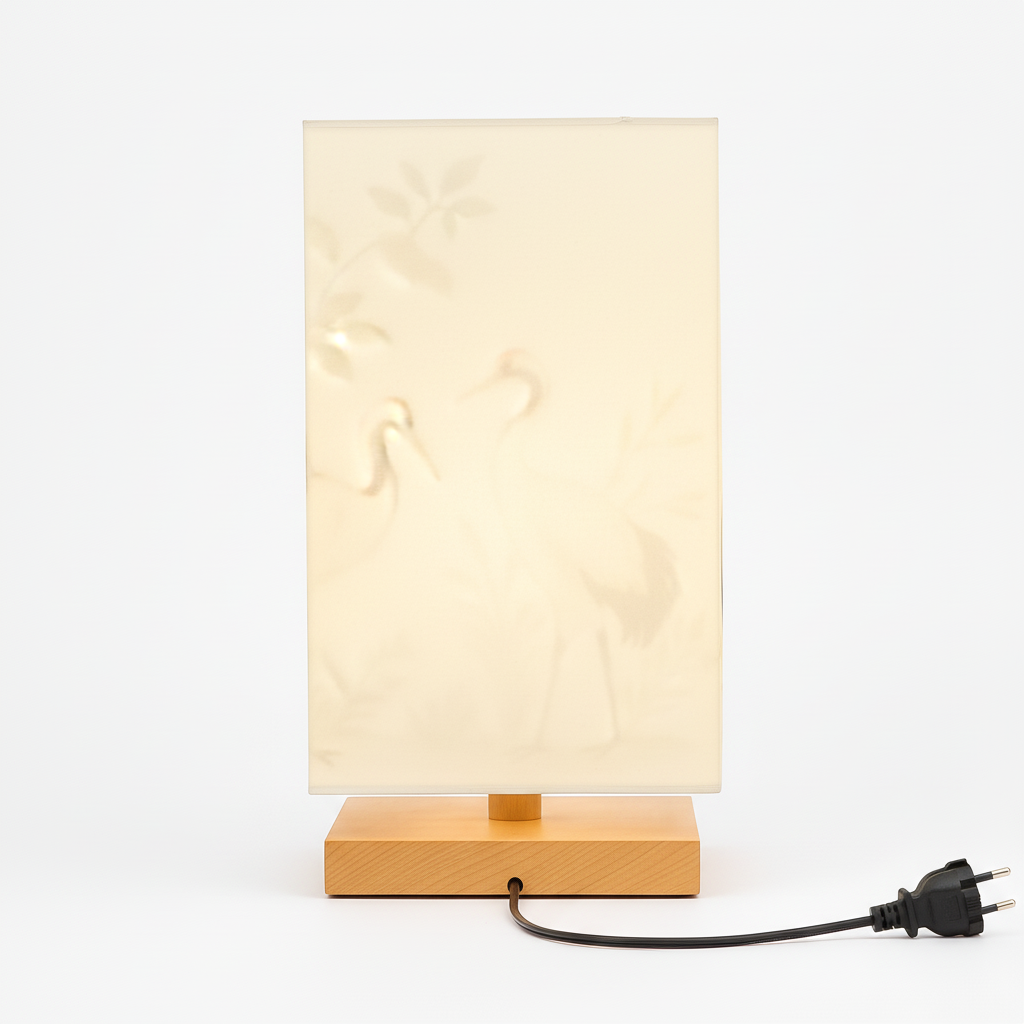 JapandiLume - Minimalistische Japandi Tafellamp van Bamboe