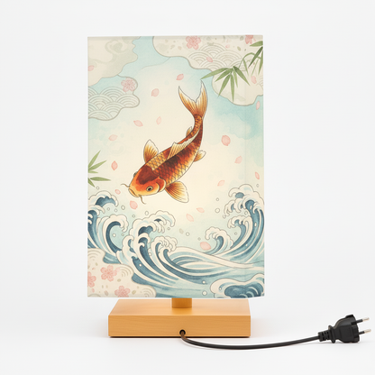 Orova – Japanse Tafellamp met Koi Motief