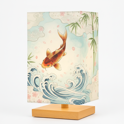 Orova – Japanse Tafellamp met Koi Motief