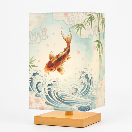 Orova – Japanse Tafellamp met Koi Motief